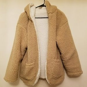 Faux Fur Teddy Bear Coat